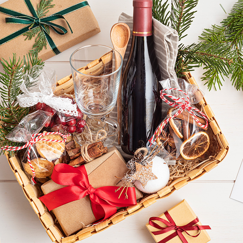 Christmas hampers available for guests staying at The Butler Collection properties